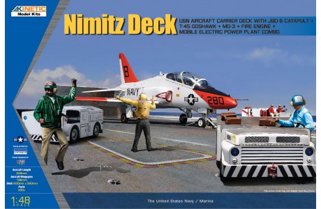 1/48 T-45 GOSHAWK W/ JBD, MD-3 AND FIRE ENGINE